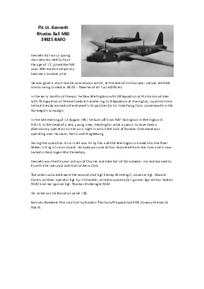 A preview of a PDF biography for Ball, Kenneth Rhodes